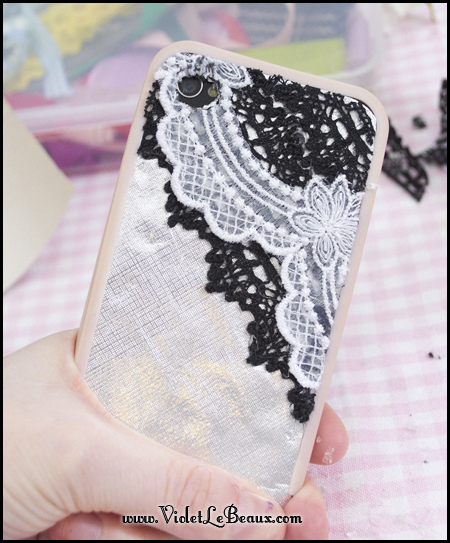 Make Your Own Lace iPhone Case Violet LeBeaux Tales of an Ingenue